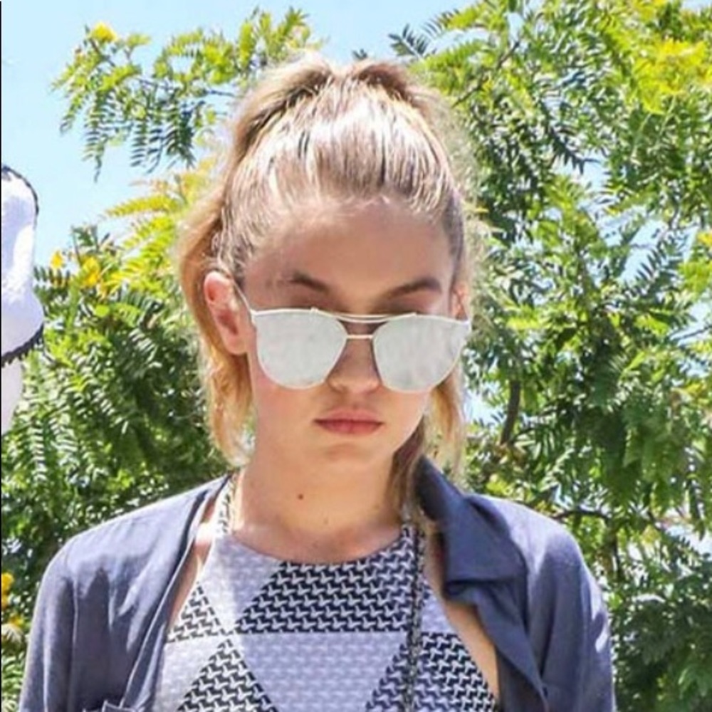 Authentic Dior Reflected aviators (silver mirror)